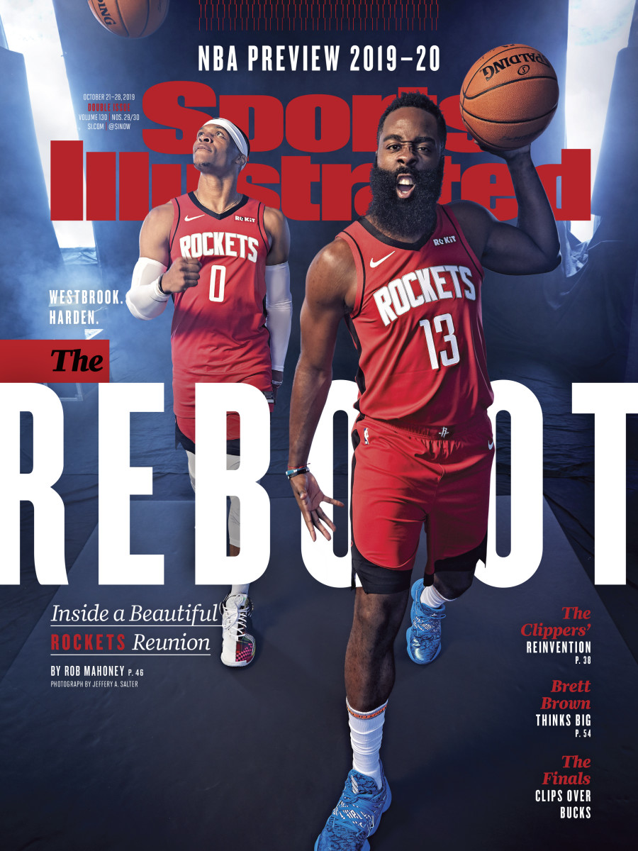 Houston Rockets Sports Illustrated Cover features James Harden and Russell Westbrook